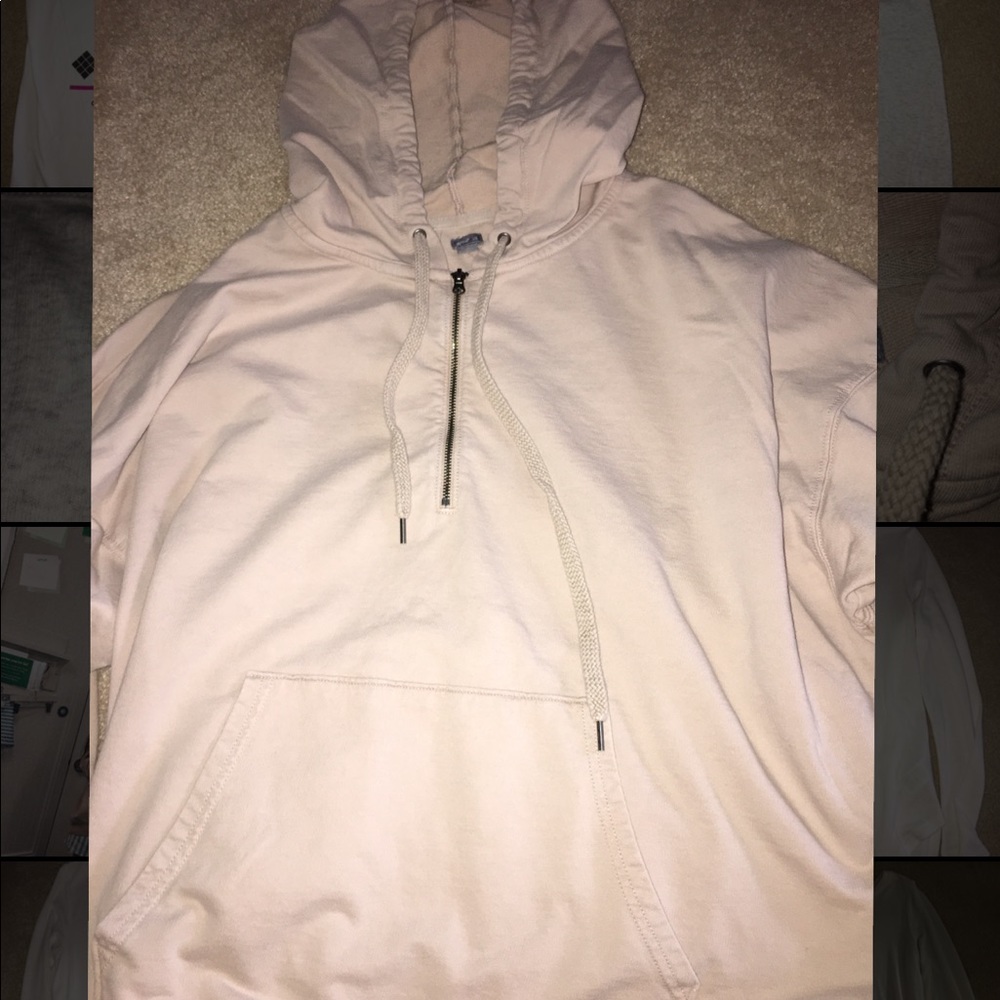 Aerie tan quarter-zip